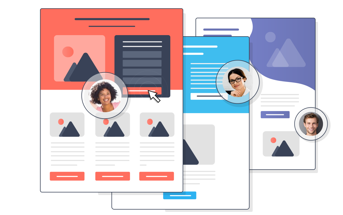 creare landing pages